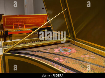 Yal Instruments Yale University collection of musical instruments New Haven CT Stock ...
