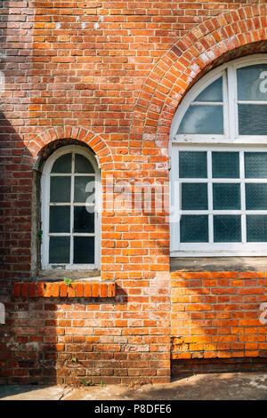 Old style brick wall window Stock Photo - Alamy