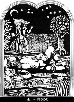 Illustration to The Decameron by Giovanni Boccaccio. Museum: PRIVATE ...