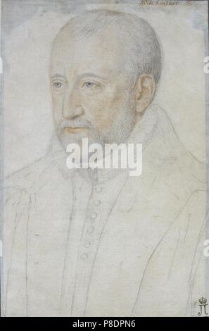 Portrait of Pierre de Ronsard (1524-1585). Museum: State Hermitage, St. Petersburg. Stock Photo