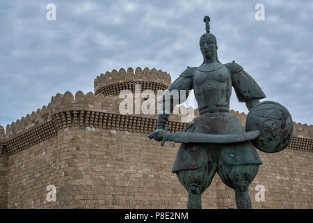 The Gala(Qala) fortress in Gala(Qala) Village, Absheron Peninsula, viciniti Baku, Azerbaijan Stock Photo