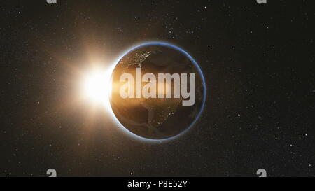 Planets Perfect Loop Planet earth rotating loop animation future technology business concept ...