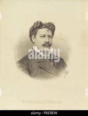 Portrait of the opera singer Francesco Tamagno (1850-1905). Museum: Casa della Musica, Parma.
