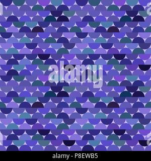 Seamless vector halves rounds colourful lilac pattern Stock Vector