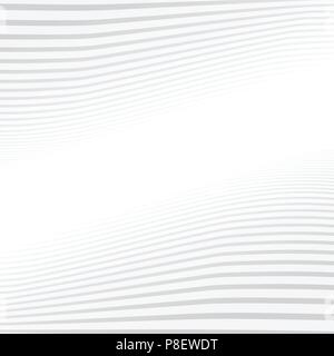 Abstract gray lines wave pattern on white background texture. Vector illustration Stock Vector