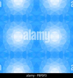 Vector illustration. Triangulated background. Seamless pattern. blue Stock Vector