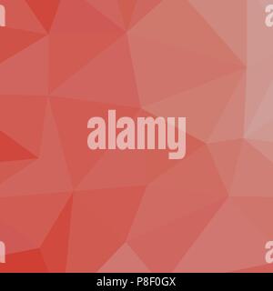 Vector illustration. Triangulated background. Red Stock Vector