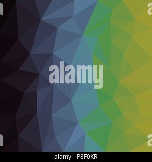 Vector illustration. Triangulated background. Green, gray, yello Stock Vector
