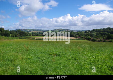 Offa's Dyke Path. John o' groats (Duncansby head) to lands end. End to end trail. Wales. UK Stock Photo