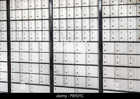 US Mail Storage Box and Postal Services boxes Stock Photo - Alamy