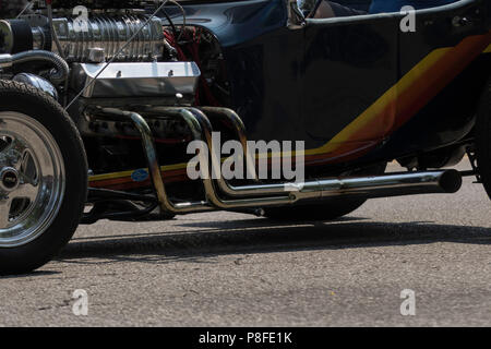 Ford Hot Rod at the Canada Day Parade in Port Credit, Ontario, Canada Stock Photo