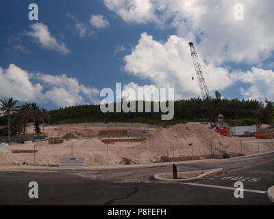 New St. Regis hotel under Construction in St. Georges, Bermuda. Stock Photo