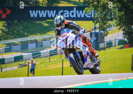 Peter Hickman 28/06/2018 BSB Test Cadwell Park Stock Photo