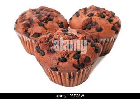 Chocolate chip muffin cakes Stock Photo