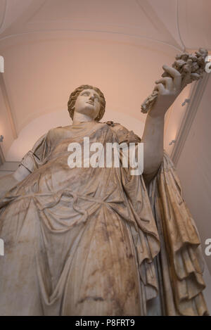 Flora maior statue, Farnese collection, National Archaeological Museum, Naples, Italy Stock Photo