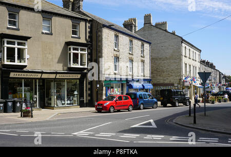 Leyburn street North Yorkshire Dales Stock Photo