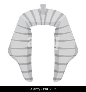 Nemesi con in monochrome style isolated on white background. Hats symbol vector illustration. Stock Vector