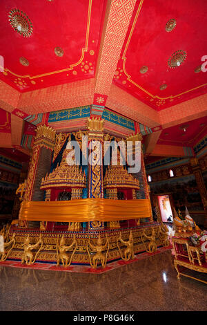 preparation for songkran, Wat Bang Riang, buddhistic temple, Thap Put, Amphoe hap Put, Phang Nga province, Thailand, Asia Stock Photo