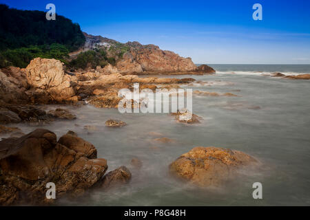 Reef at Ganh Dia, Tuy Hoa, Phu Yen Province, Vietnam, Asia Stock Photo