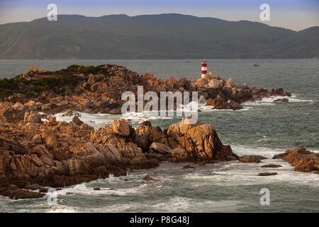 Reef at Ganh Dia, Tuy Hoa, Phu Yen Province, Vietnam, Asia Stock Photo