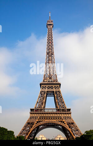 Eiffel Tower, Champ de Mars, Paris, France, Europe Stock Photo