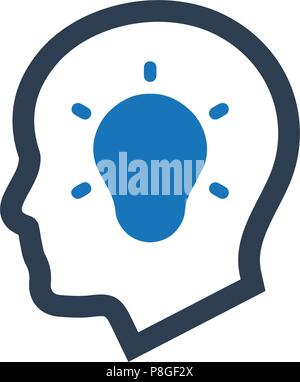 Creative Thinking Icon Stock Vector