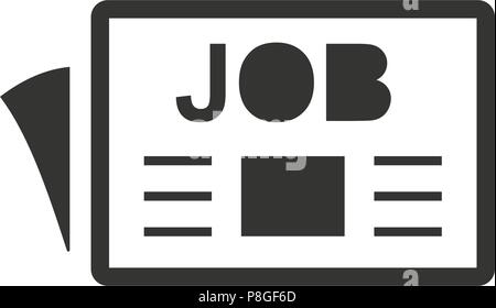 Job Advertisement Icon Stock Vector