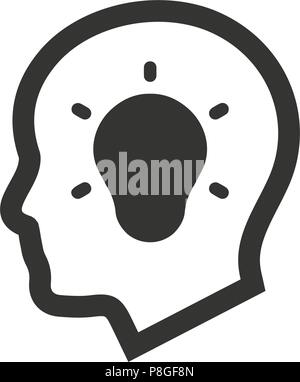 Creative Thinking Icon Stock Vector