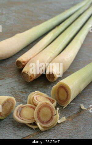 lemon grass stems Stock Photo