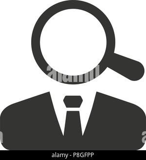 Job Search Icon Stock Vector