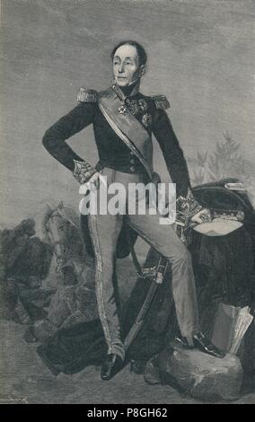 'Marshal Emmanuel, Marquis De Grouchy', c1834, (1896). Emmanuel de Grouchy, 2&#xe8;me Marquis de Grouchy (1766-1847) was a French general and marshal. Stock Photo