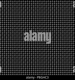 Vector pattern of metal grid seamless background. Iron grill endless texture. Web page fill pattern Stock Vector