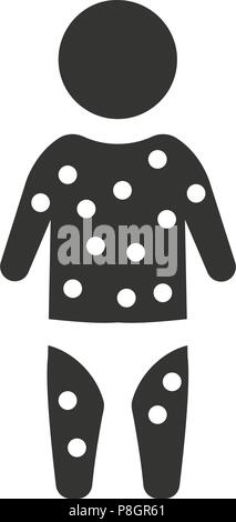 Icon for dermatitis, skin rash Stock Vector Image & Art - Alamy