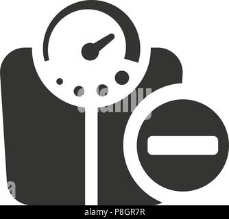Weight Loss Icon Stock Vector