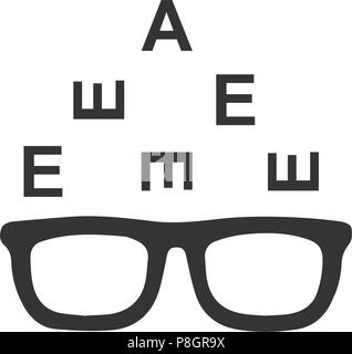 Eye Test Icon Stock Vector