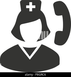 Medical Helpline Icon Stock Vector
