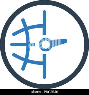 Time Zone Icon Stock Vector