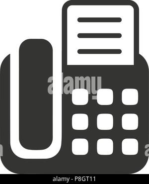 Fax Machine Icon Stock Vector