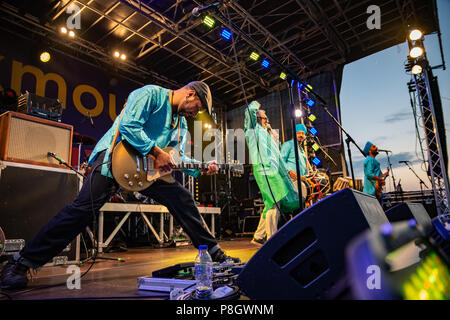 Bhangra Band at Exmouth Festival Stock Photo