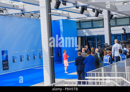 Brussels, Belgium. 11th July, 2018. 11.07.2018. BRUSSELS, BELGIUM. Heads of Government arriving at NATO SUMMIT 2018. Credit: Gints Ivuskans/Alamy Live News Stock Photo