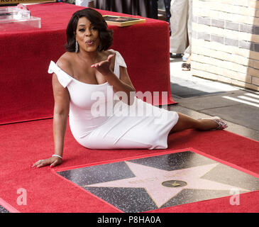 Los Angeles, California, USA. 11th July, 2018. Comedian, model, actress, and producer, NIECY NASH attends her star honoring ceremony on the Hollywood Walk of Fame in Los Angeles. Credit: Ringo Chiu/ZUMA Wire/Alamy Live News Stock Photo