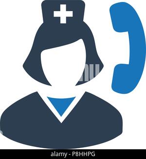 Medical Helpline Icon Stock Vector