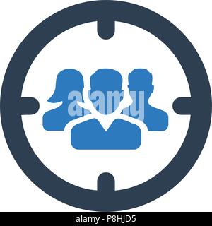 Target Audience Icon Stock Vector