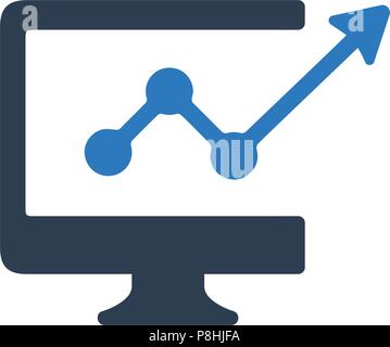Marketing Trend Icon Stock Vector