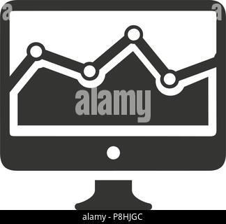 Traffic Analysis Icon Stock Vector