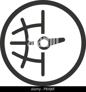 Global Time Zone Icon Stock Vector