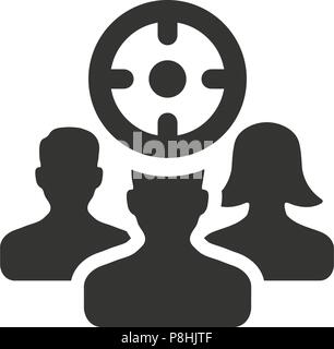 Target Audience Icon Stock Vector