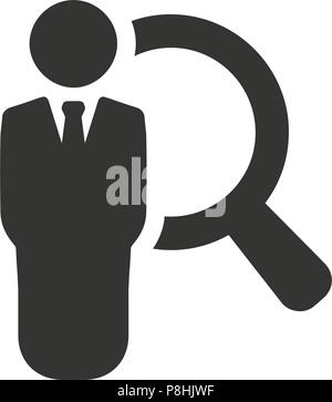 Job Search Icon Stock Vector