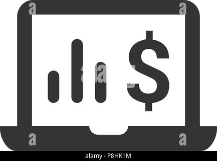 Online Marketing Report Icon Stock Vector