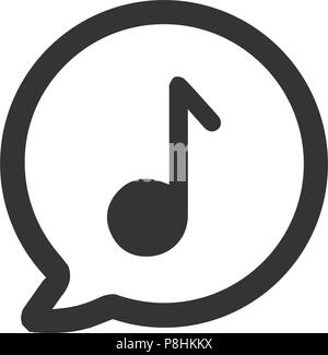 Musical Note Icon Stock Vector